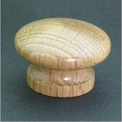 Knob style I 40mm oak lacquered wooden knob